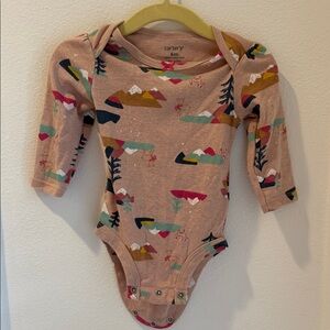 Carter's Colorful Mountain Print Bodysuit